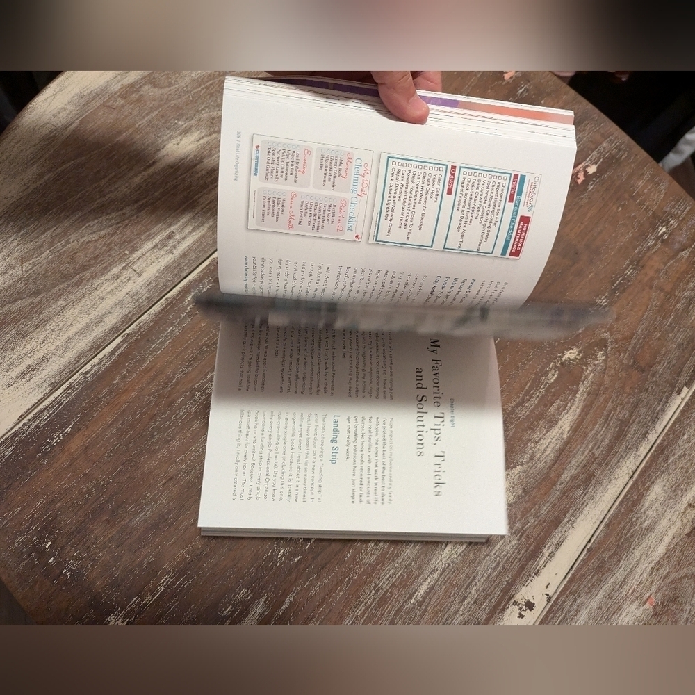Real Life Organizing Book paperback - Picture 9 of 13